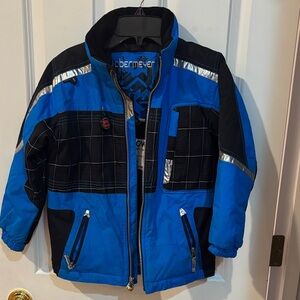 Obermeyer Kids Blue and Black ski set size 5/6